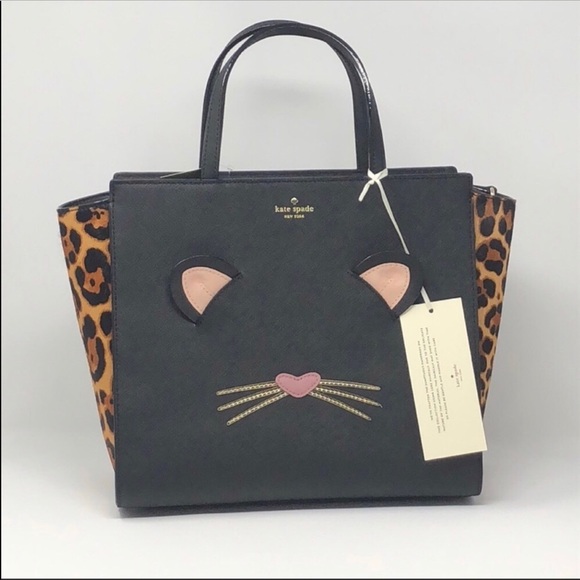 Nwt Kate Spade Large Leopard satchel - Picture 3 of 6
